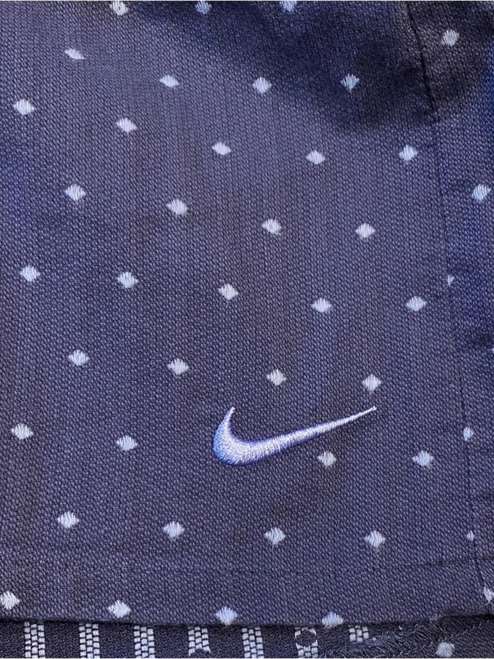 Nike Golf dri-fit Majors Moment blue polka dot shorts